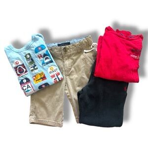 Boys Size 7 Bundle GAP Crown & Ivy Tommy Hilfiger Shorts Polo Sweats Long Sleeve